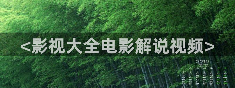 星空影院樱花：<影视大全电影解说视频>